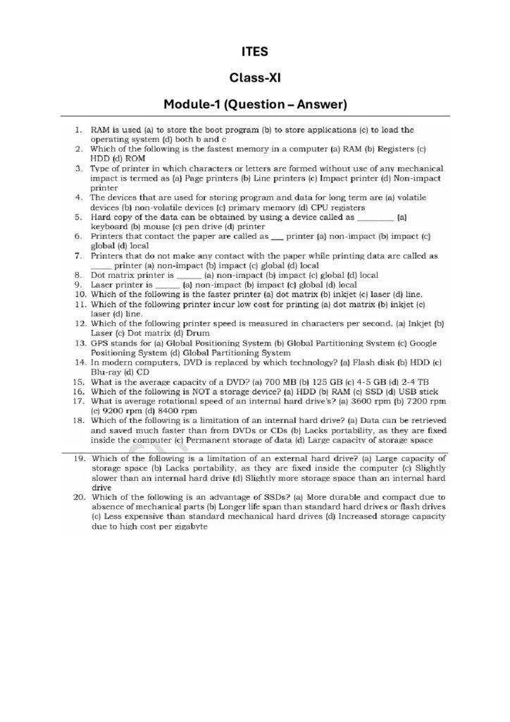 thumbnail of IT Class 11th -Module 1