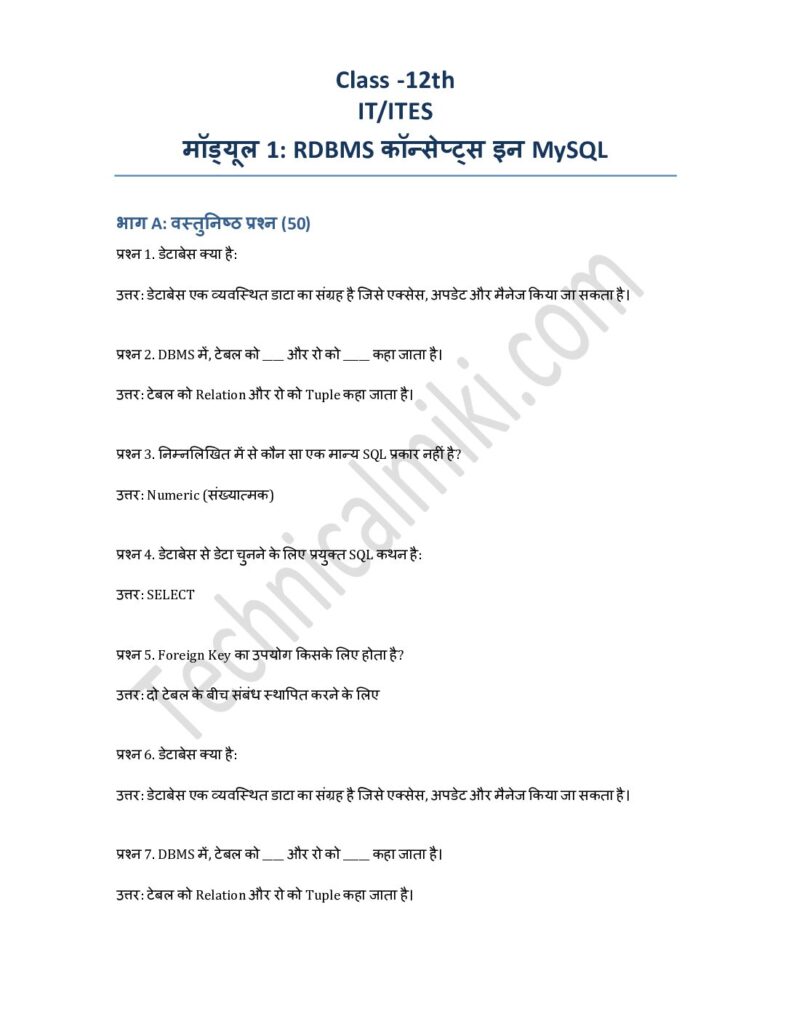 thumbnail of IT Class 12th – Module -1 Hindi