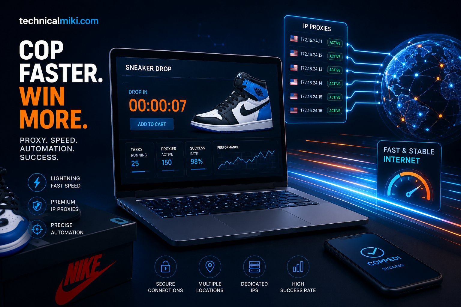 ⭐ Best Sneaker Proxies 2026 – Types, Pricing & Top Providers