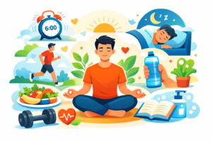 📝 10 Good Habits for a Healthy Life: Simple Daily Changes That Make a Big Difference
