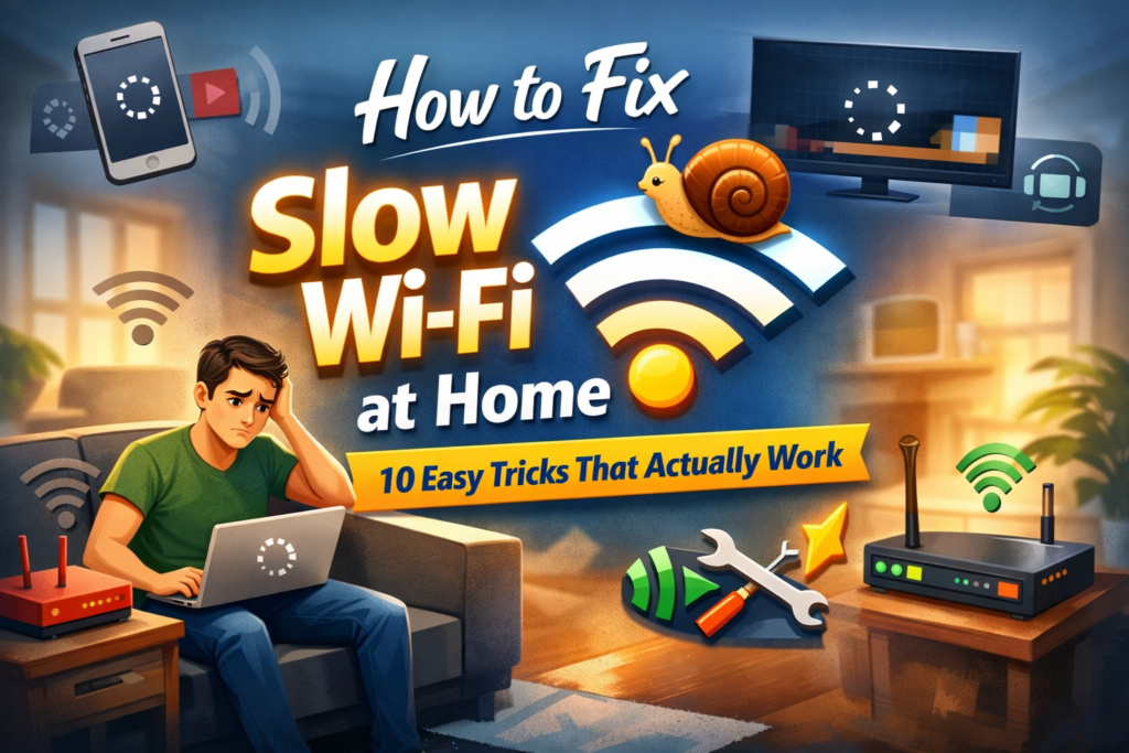 ⭐ How to Fix Slow WiFi at Home: 10 Simple Tricks to Increase Internet Speed 7 How to Fix Slow WiFi at Home