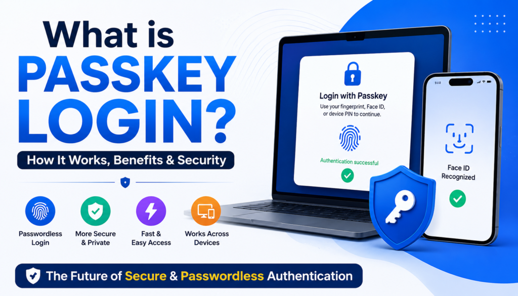 ⭐ What is Passkey Login? How It Works, Benefits & Security Explained 4 What is Passkey Login