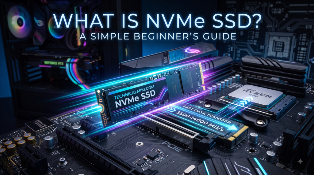 ๐พ What Is NVMe SSD? Speed, Benefits & How It Works 1 what is NVMe SSD
