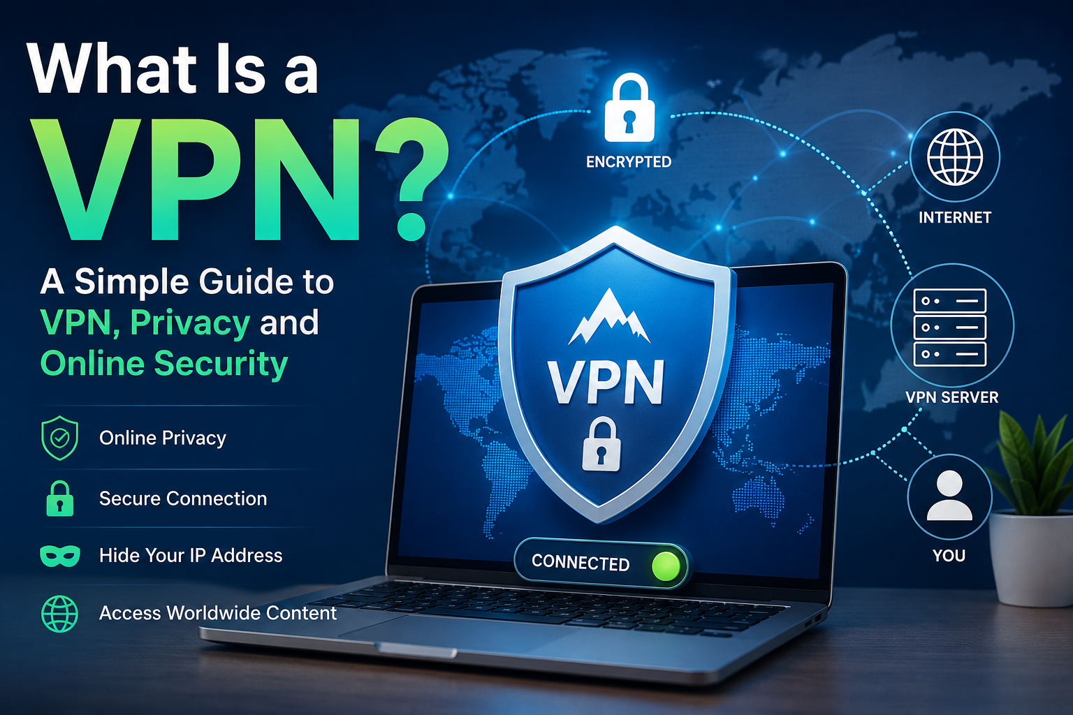 🔐 What Is a VPN? A Simple Beginner’s Guide to Online Privacy